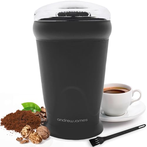 Andrew James Electric Coffee Grinder, Bean, Nut &...